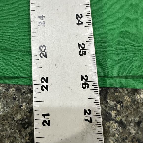 Calvin Klein Tee Shirt Men 2XL Green Logo Graphic Tee T-Shirt Cotton Casual - Picture 4 of 8